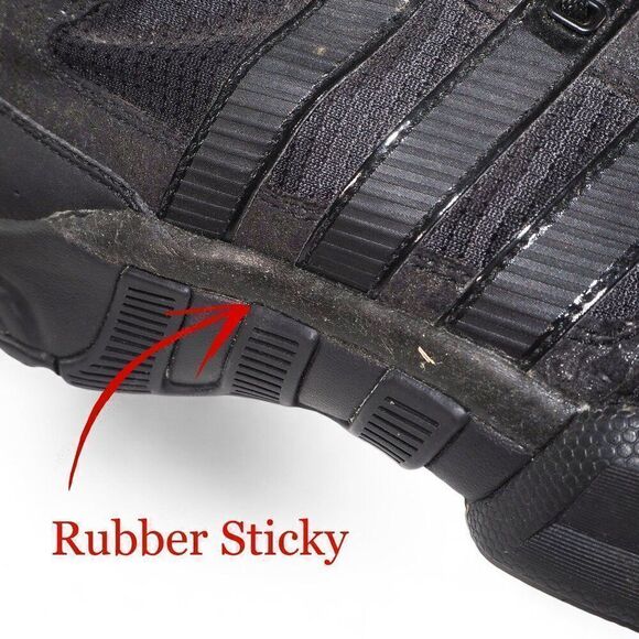 Adidas 2008 ClimaCool Mid Top Basketball Sneakers Triple Black 061208 Men's 12.5 - Picture 12 of 13